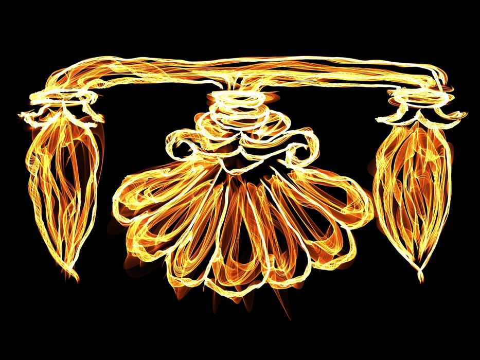 design element fire flames abstract