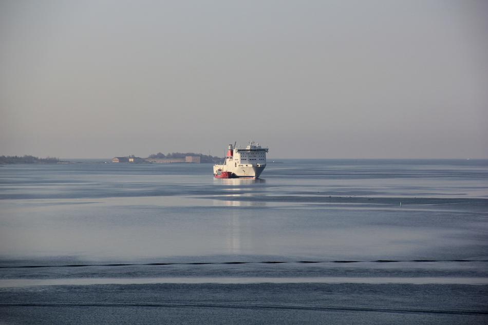 Ship Sea Spring The Baltic