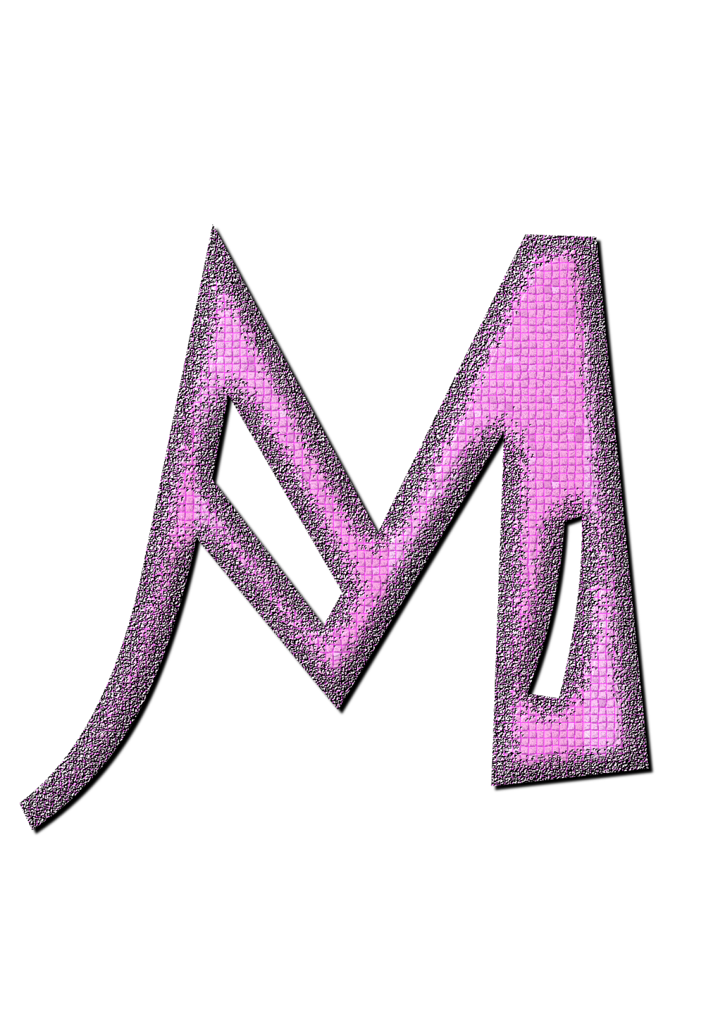 M letter alphabet letters font free image download