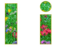 letter alphabet font spring meadow