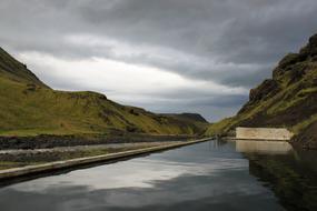 Iceland Pool Reflection