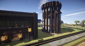 beautiful buildings in the game of meincraft