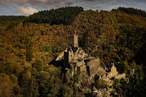 Castle Landscape Autumn Middle