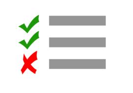 rejection checklist