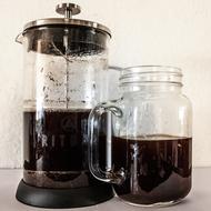 Masonjar Coffee Hour in glass