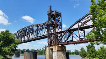 Little Rock Arkansas Bridge Architecture Cityscape Urban Sunset Travel Tourism