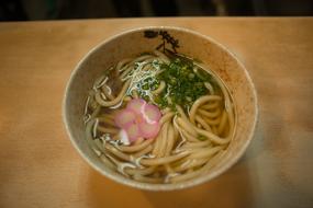 noodle and flower soup