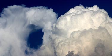 gorgeous fluffy clouds