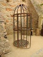 Cage Middle Ages Castle Stone