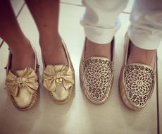 Shoe Gold Feet