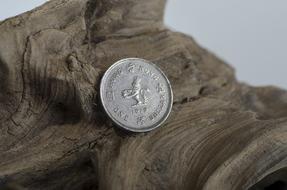 Coin Foreign Silver Wood Metal Commercial Financial