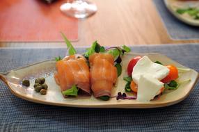delicious food at the restaurant