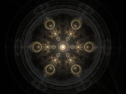 symmetry fractal backdrop geometry