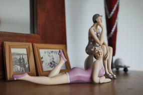 funny figures on the closet