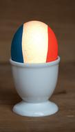 France Egg Flag Blue White Red Egg-Cup