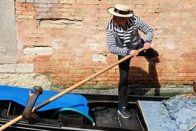 man by the boat