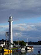 Lighthouse Water Lake North Netherlands Lake