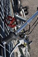 lock attached to the bike