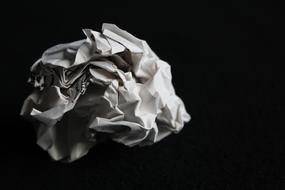Paper Screwed Up Ball