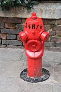 red hydrant in the street