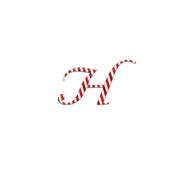 alphabet h letter candycane candy