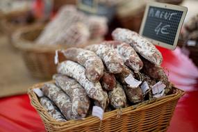 Sausages Meat Farmer'S Market