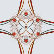 beautiful drawing of colors and lines