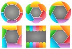 colorful figures