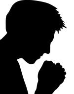prayer praying shows illustration