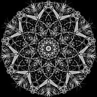 Mandala Psychedelic Neon