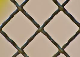 iron rhombus fence