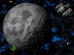 space alien planet universe orbit