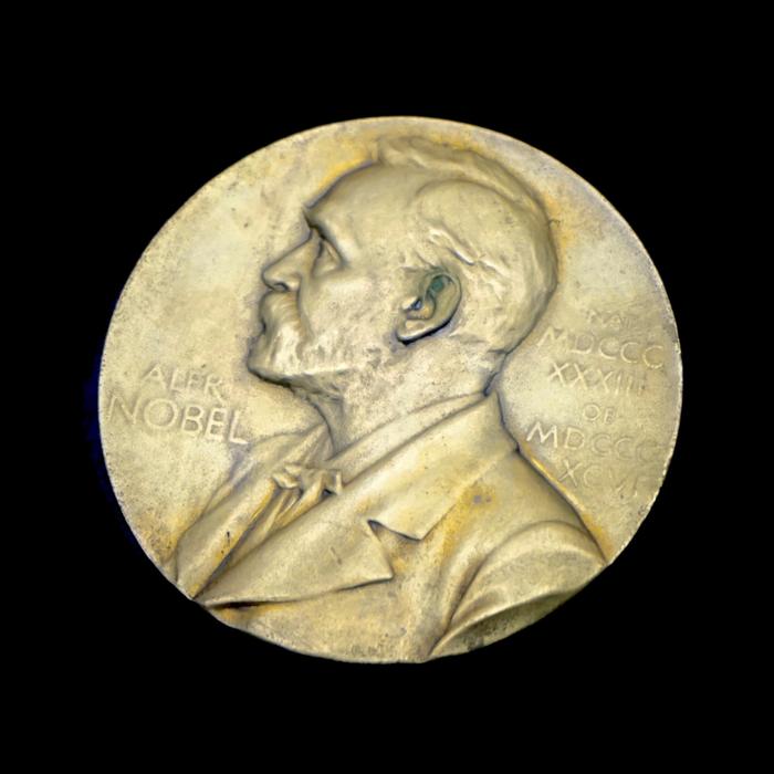 old coin with a man