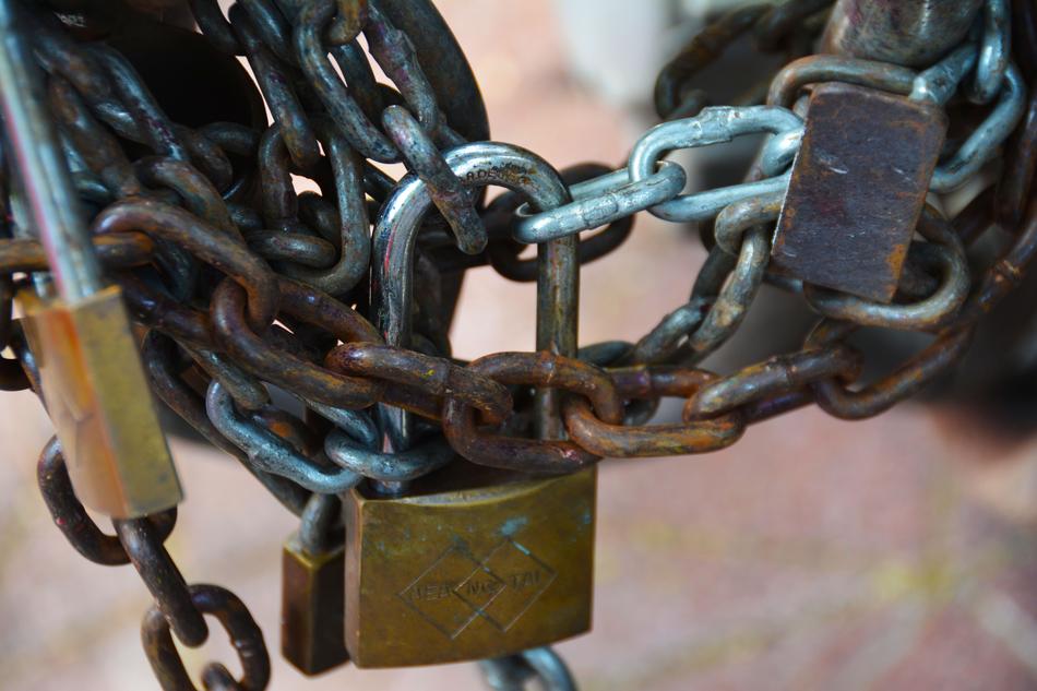 Chains Lock Shackle