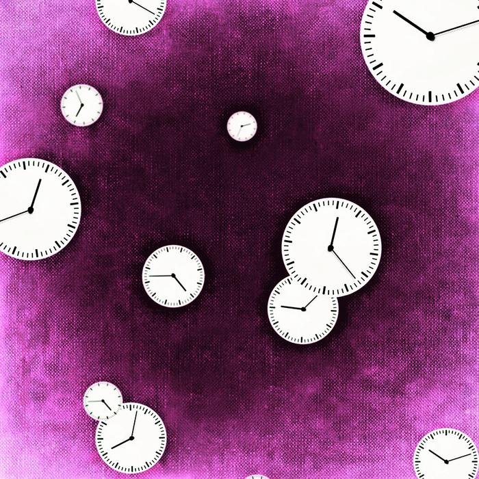 fantastic picture with a clock