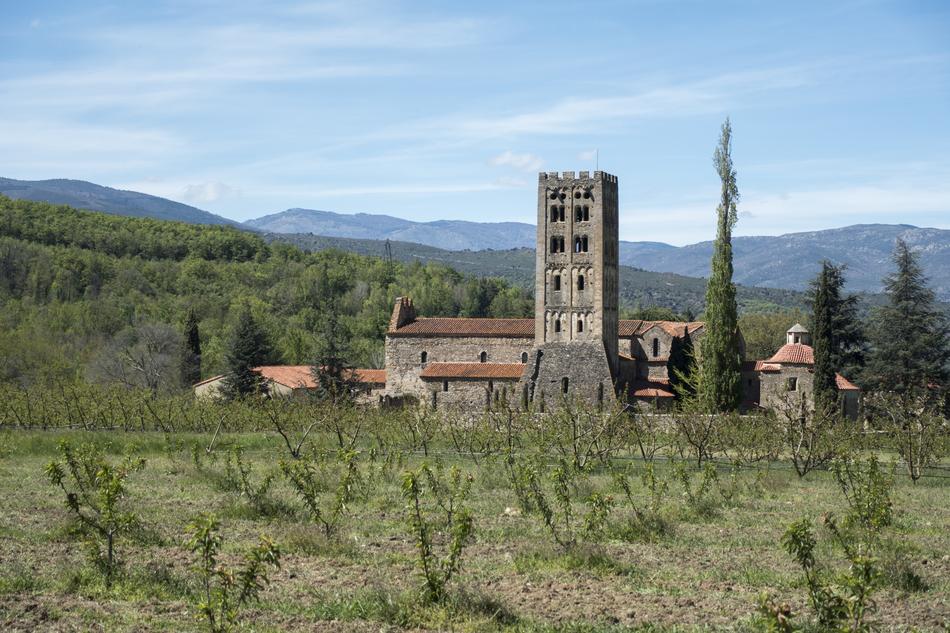 old house in france in a field