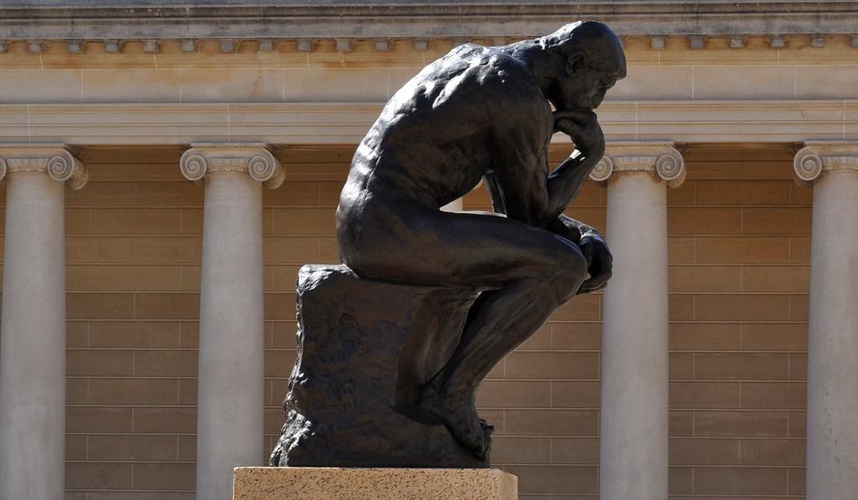 The Thinker Rodin Museum Sculpture Art Auguste Rodin Museum Bronze Pensive Philosophy Pondering Statue Masterpiece