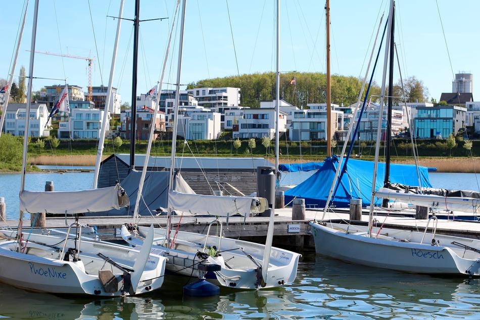 yachts at the sea pier