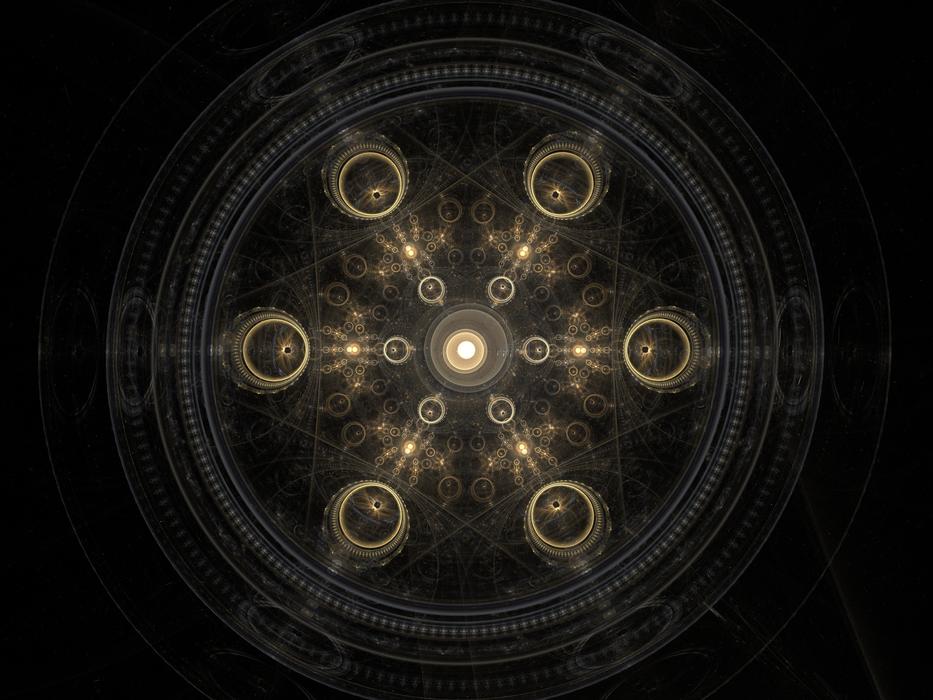 symmetry fractal backdrop geometry