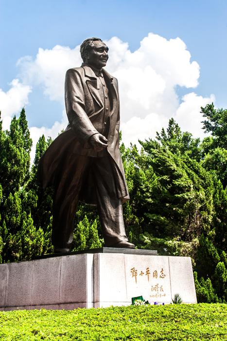 Deng Xiaoping Sculpture Blue Sky