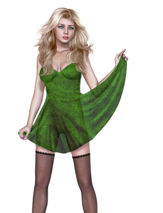 women sexy blonde stockings