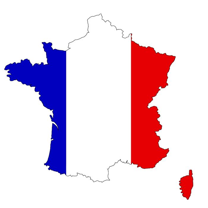 france corsica map flag land