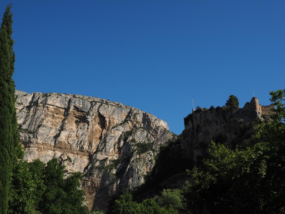 old castle on the rocks