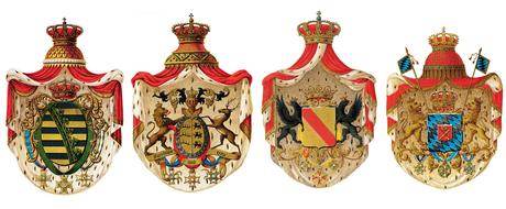 Powerful german coats of arms