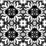 beautiful flower patterns on a white background