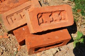 Brick Embossing Red