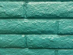 Brick Wall Turquoise