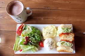 healthy breakfast on the table