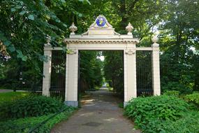 gates leading to the park