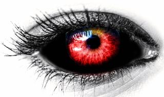 The red eye is beautiful.